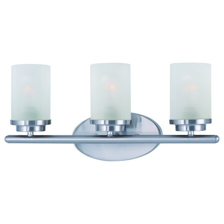 Maxim Corona 3-Light Bath Vanity 10213FTSN